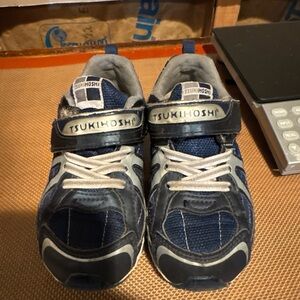Tsukihoshi Kids Navy and Gray Sneakers